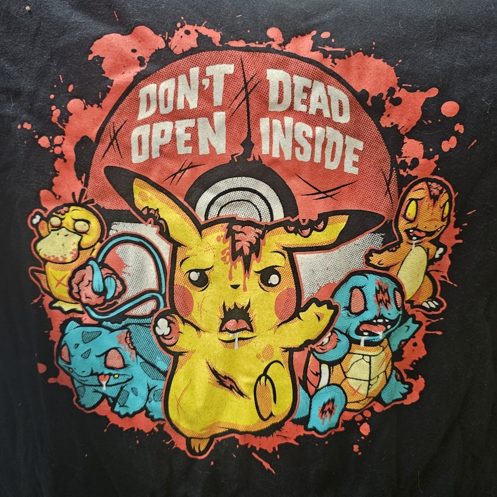 Pokemon Zombie Walking Dead Parody Tee